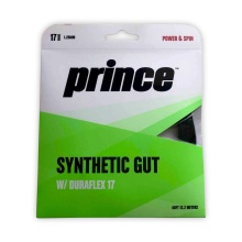Prince Tennissaite Synthetic Gut Duraflex (Allround+Haltbarkeit) schwarz 12m Set